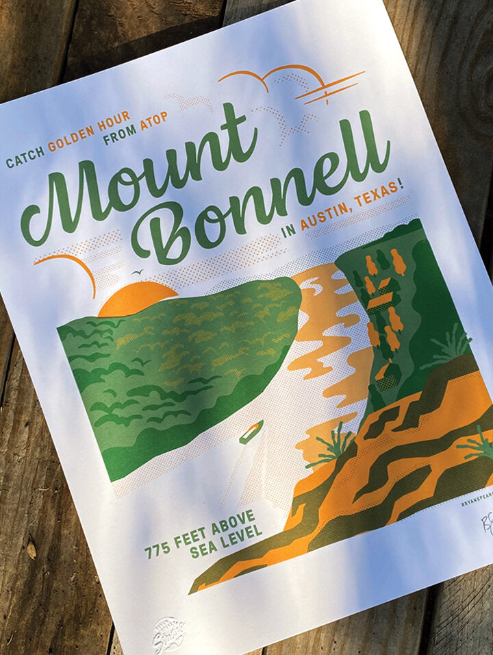 Mount Bonnell Digital Print