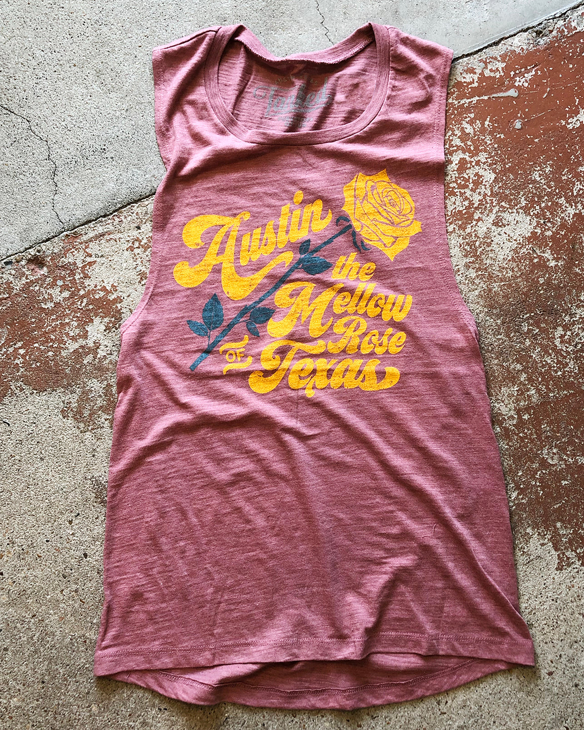 The Mellow Rose of Texas - Women's Muscle Tank