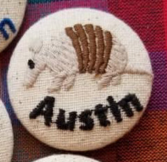 Austin Embroidered Magnets