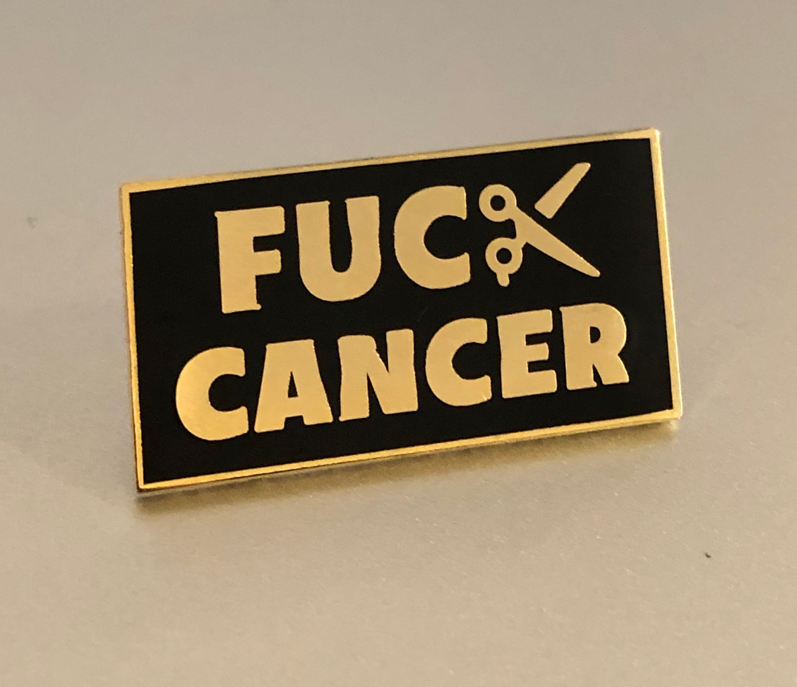 Fuck Cancer Enamel Pin